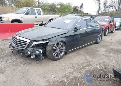 2016 Mercedes-Benz S 550 4Matic из США, поврежденный, VIN WDDUG8FB5GA239638